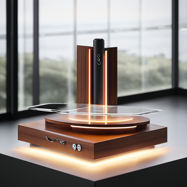 Wood-Based Vape Display