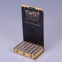 C1001 Ooze Twist Lipstick Tube Acrylic Countertop Display Stand