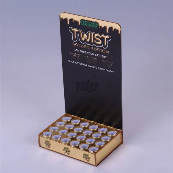 C1001 Ooze Twist Lipstick Tube Acrylic Countertop Display Stand