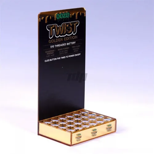 C1001 Ooze Twist Lipstick Tube Acrylic Countertop Display Stand