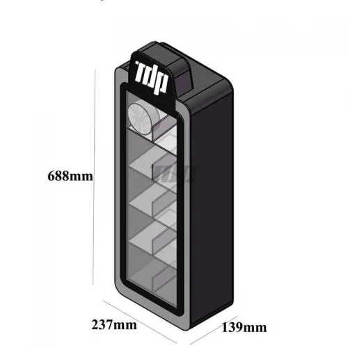 S1009 Classic Illuminated Nicotine Pouch Display Stand