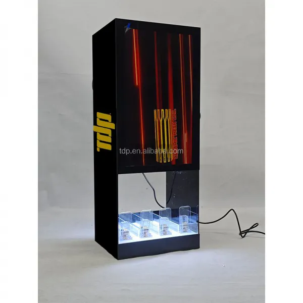S1025 Large-Screen Acrylic E-Cigarette Display Stand for Tobacco Shop New Product Promotion