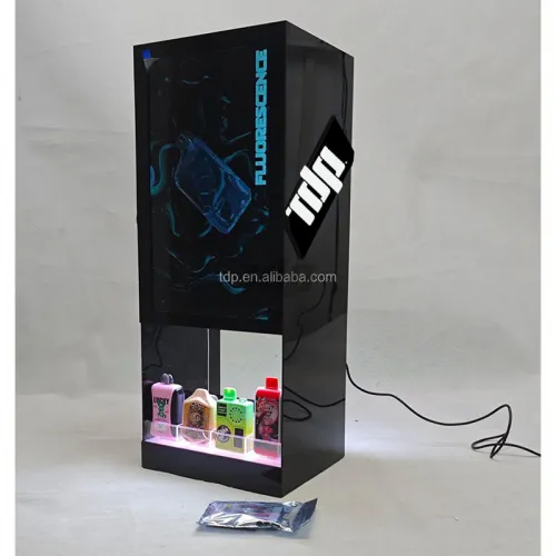 S1025 Large-Screen Acrylic E-Cigarette Display Stand for Tobacco Shop New Product Promotion