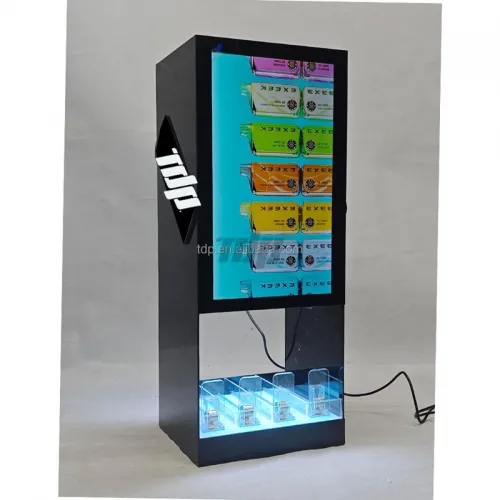 S1025 Large-Screen Acrylic E-Cigarette Display Stand for Tobacco Shop New Product Promotion