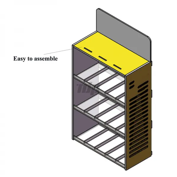 S1031 Modular PVC & Acrylic E-Cigarette Display Stand
