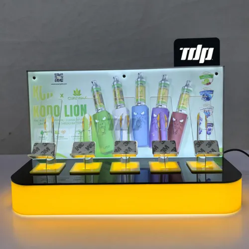S1033 Premium Acrylic Countertop Display Stand for Gold-Series E-Vapor Devices