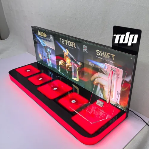 S1034 Premium Acrylic Countertop Display Stand for Red-Series Lighters