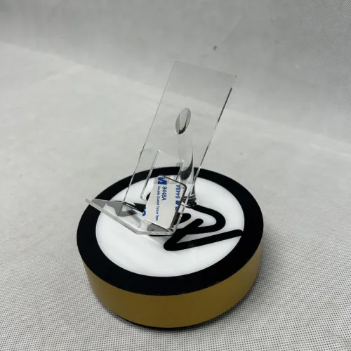 custom Round Countertop LED Vape Display 