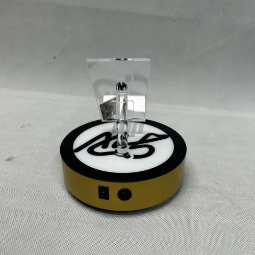 custom Round Countertop LED Vape Display 