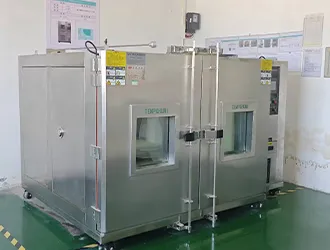 High and low temperature simulated transport environment test