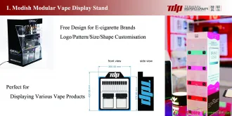 Top 6 Vape Display Stands for Vape Brand