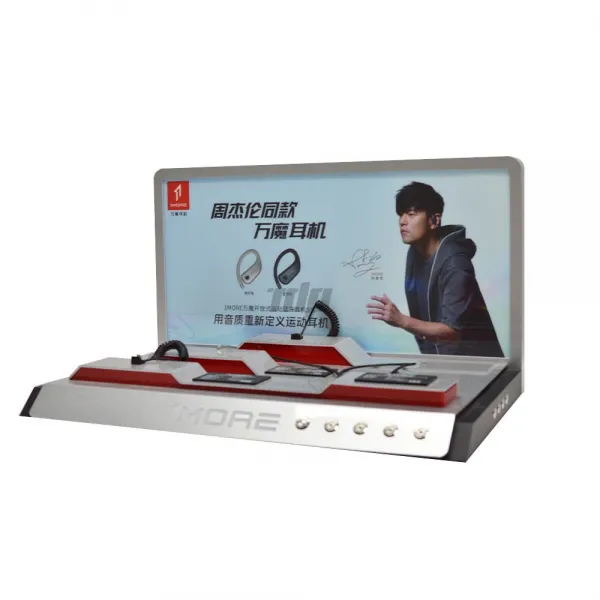 E1007 Tailor-made Mental sports earphone display stand