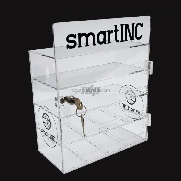 S1015 Custom Simple Acrylic E-Cigarette Display Case