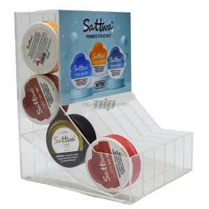 S1021 Portable Sliding-Access Acrylic Nicotine Pouch Display Stand