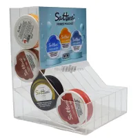 S1021 Portable Sliding-Access Acrylic Nicotine Pouch Display Stand