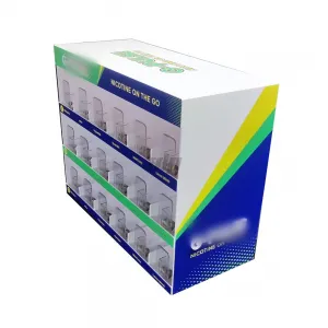 S1047 Custom 3-Tier 6-Column Acrylic Nicotine Pouch Display Box