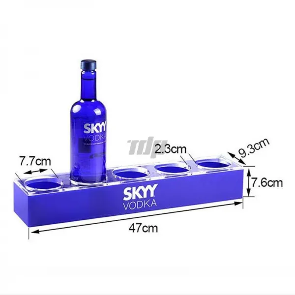 W1004 Custom Acrylic Bottle Glorifier for Spirits Brands