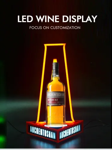 Auchentoshan 12 Years Old whiskey on LED display