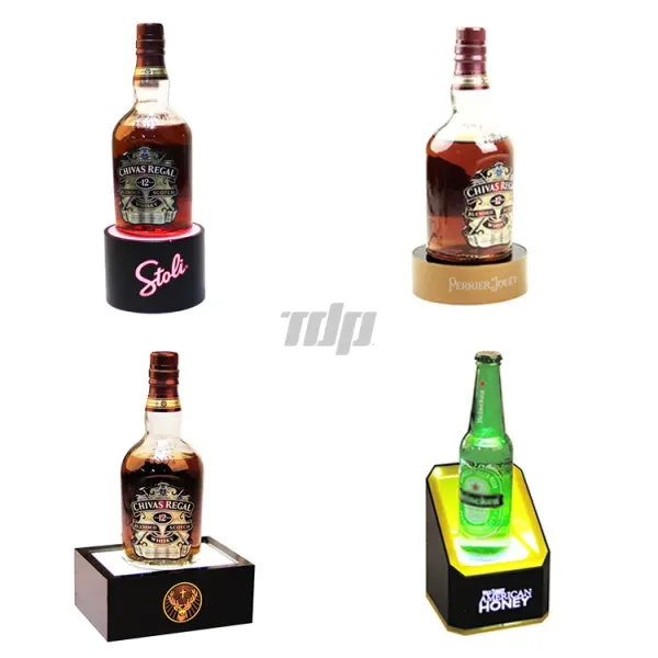 W1006 Custom LED Liquor Bottle Display Base