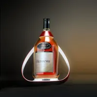 W1011 Custom Acrylic & Metal LED Liquor Bottle Display Stands