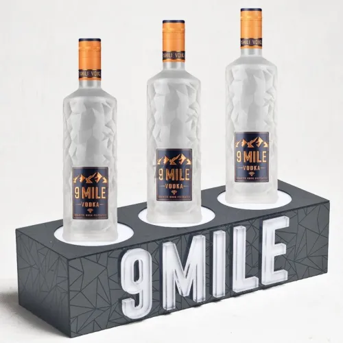 Custom LED Liquor Bottle Display Stand