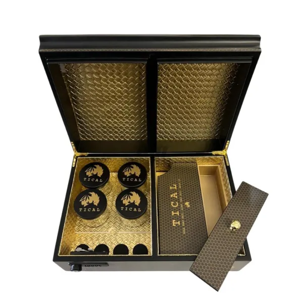 S1002 Luxury Custom Wooden Cigar Humidor Tobacco Storage Box