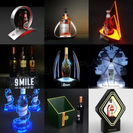 LED Bottle Glorifiers & Custom Bottle Presenters for Premium Liquor Brands