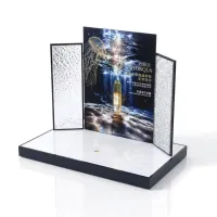 C1007 LED Acrylic Cosmetic Display Stand with Poster