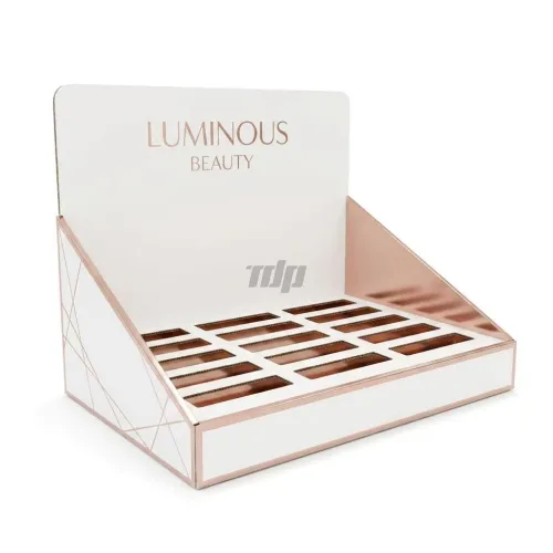 C1009 Eco Foldable Cardboard Cosmetic Display Stand