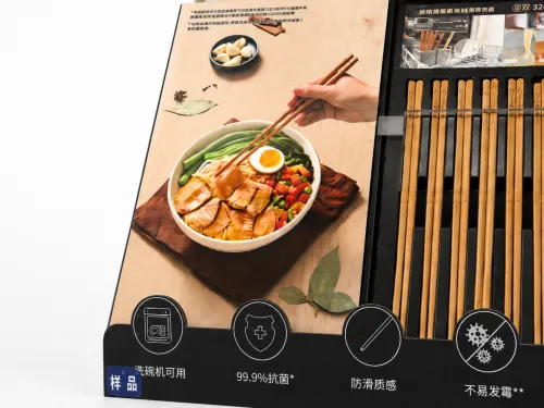H1002 Custom Countertop Chopstick Display Stand