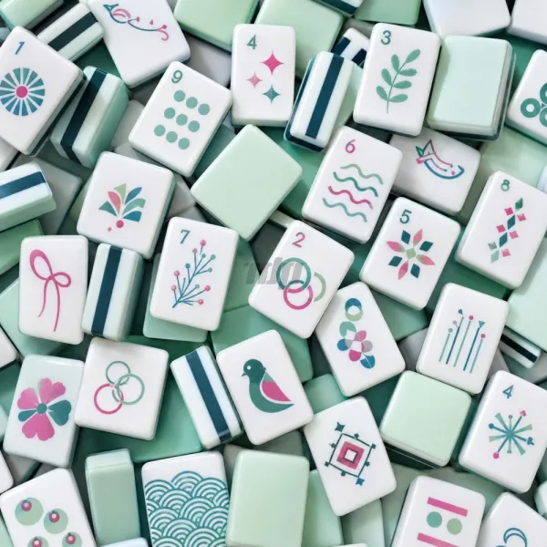 Art pattern custom American mahjong tiles