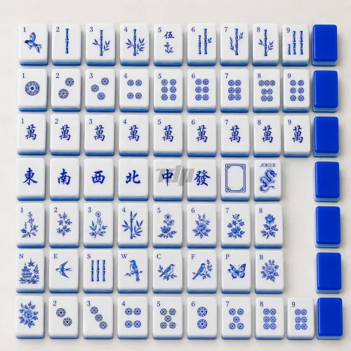 160pcs full set American Mahjong tiles display