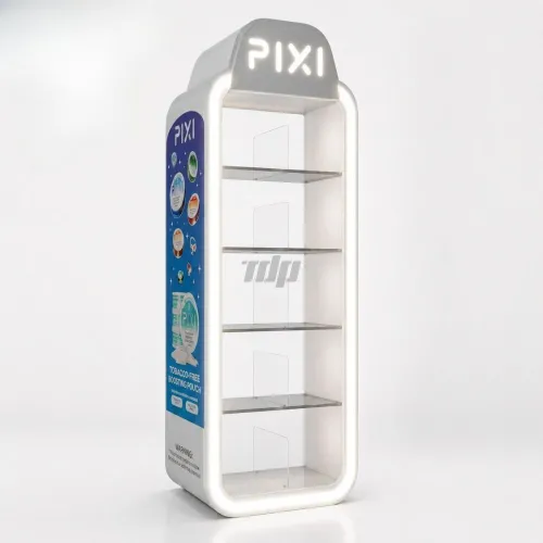 5-tier acrylic nicotine pouch display rack