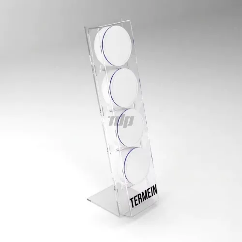 detachable acrylic nicotine pouch display with removable cover