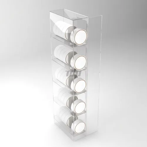 single-column snus pouch display for countertop merchandising