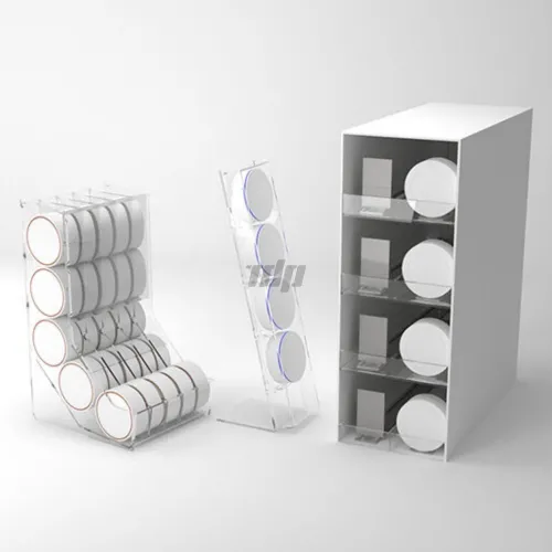 custom acrylic nicotine pouch display stand options