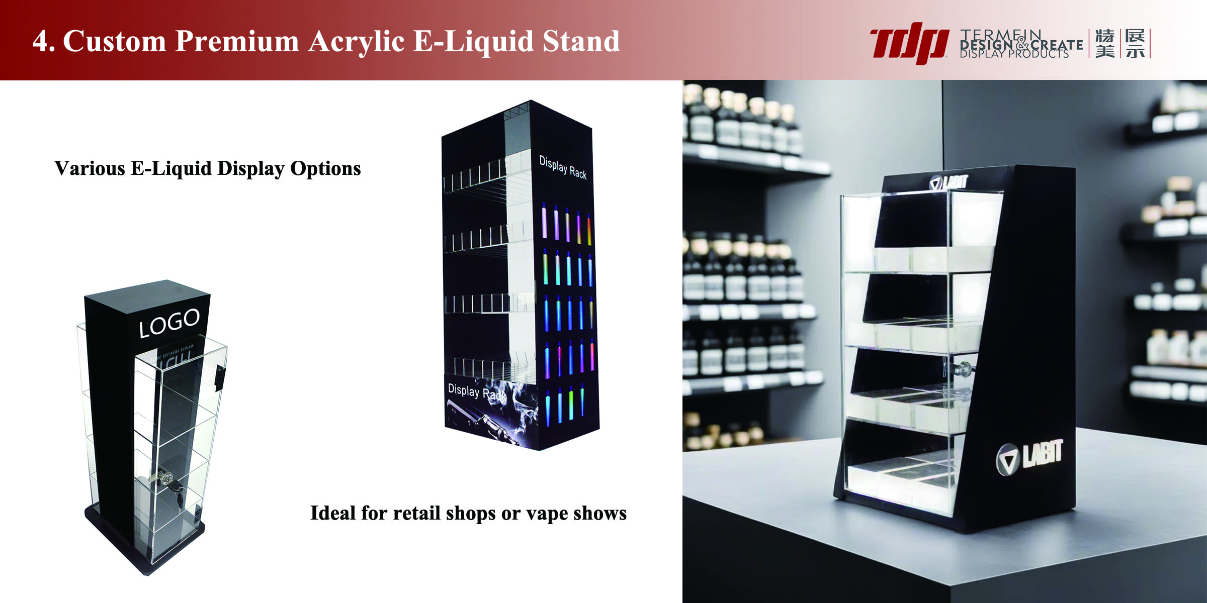 Top 6 Vape Display Stands for Vape Brand