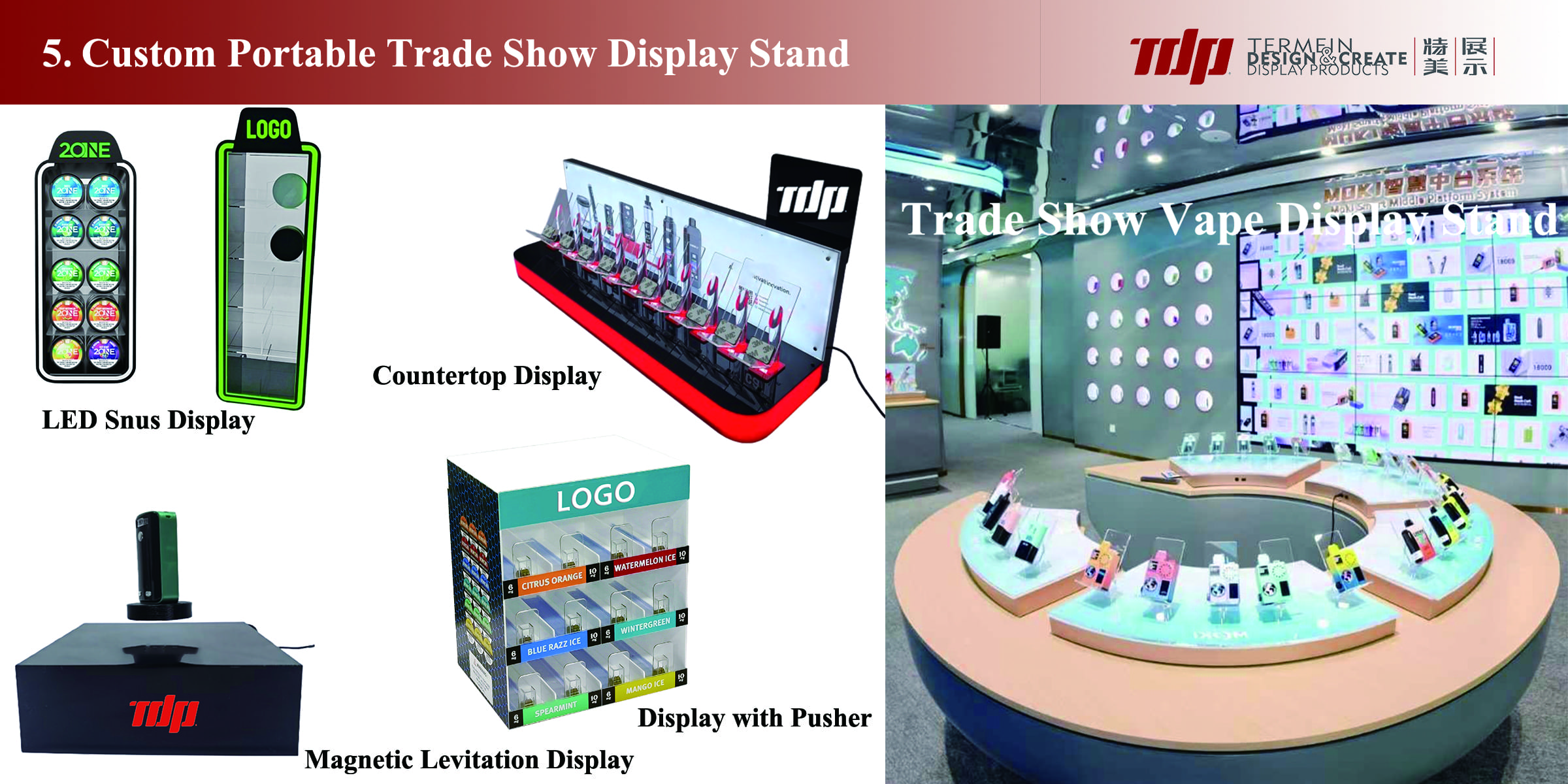 Top 6 Vape Display Stands for Vape Brand