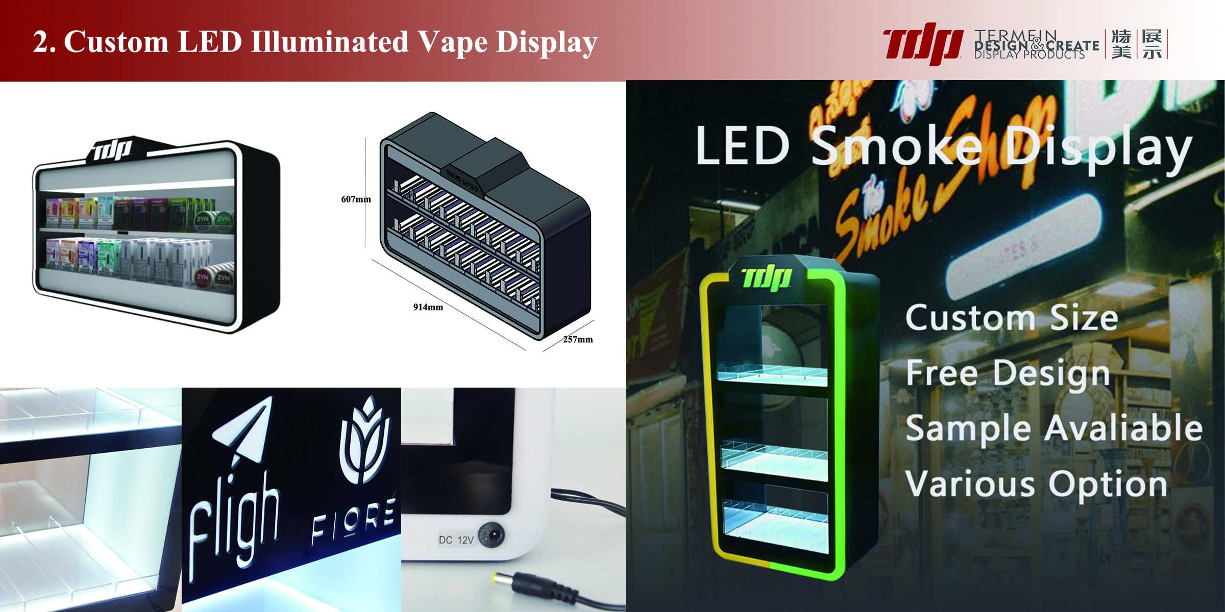Top 6 Vape Display Stands for Vape Brand