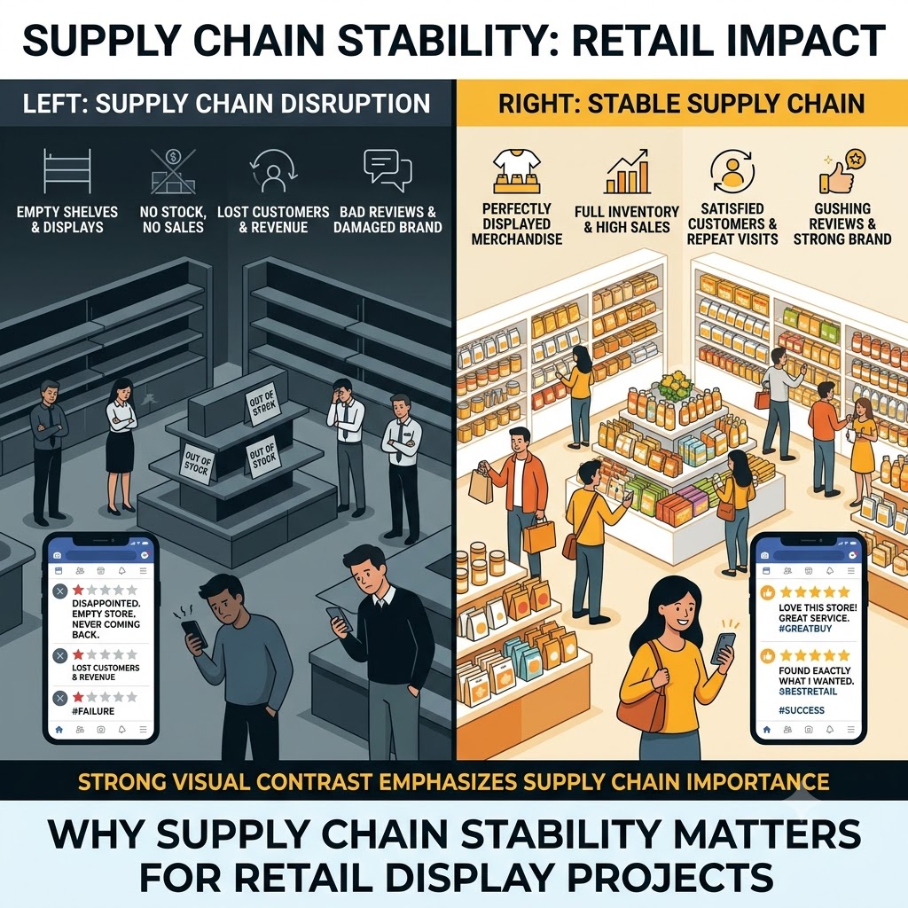 Why Supply Chain Stability Matters for Retail Display Projects