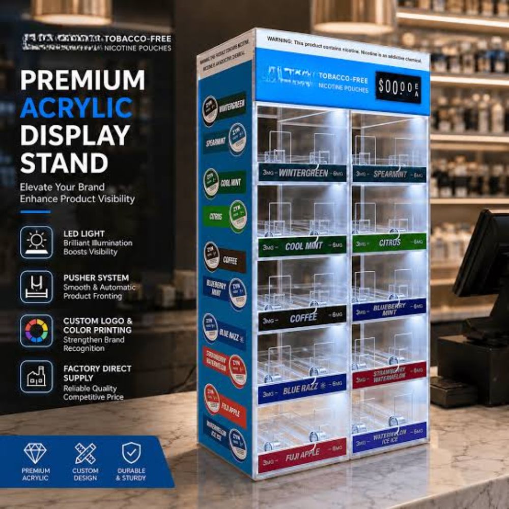 Price Labels, Flavor Markers and Strength Indicators Belong in the Display Design